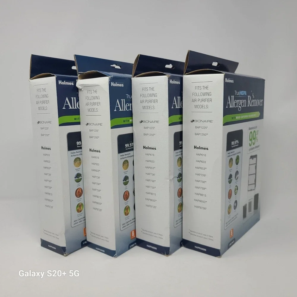 New Holmes HAPF600D True HEPA Allergen Remover B Filter NEW IN BOX LOT 4 filters